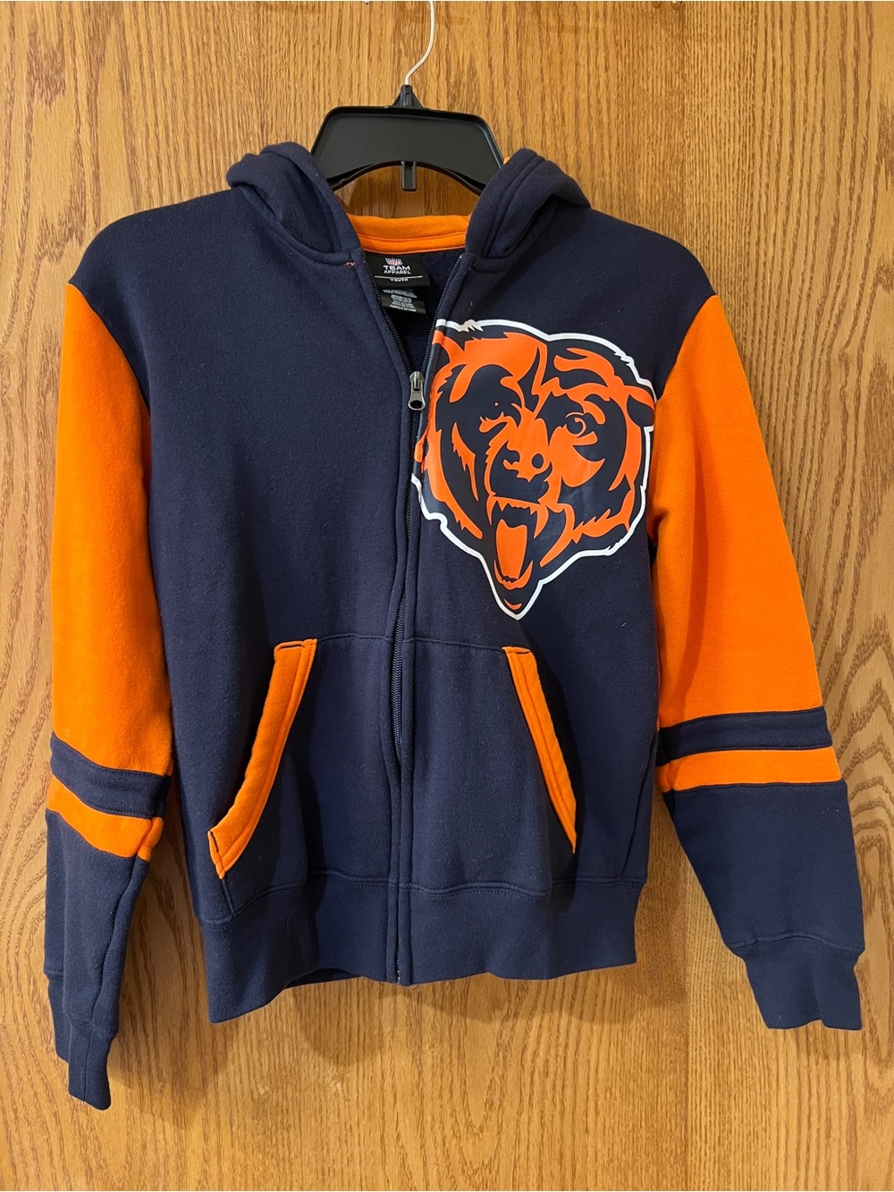 Chicago Bears NFL Zip Up Hoodie Youth Medium 10/12